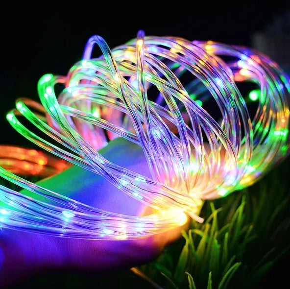 33FT LED Strip Rope Light Tube String Outdoor Garden Party Decoration Lights