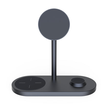 Wireless Charger Magnetic Desktop Stand Three In One