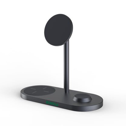 Wireless Charger Magnetic Desktop Stand Three In One