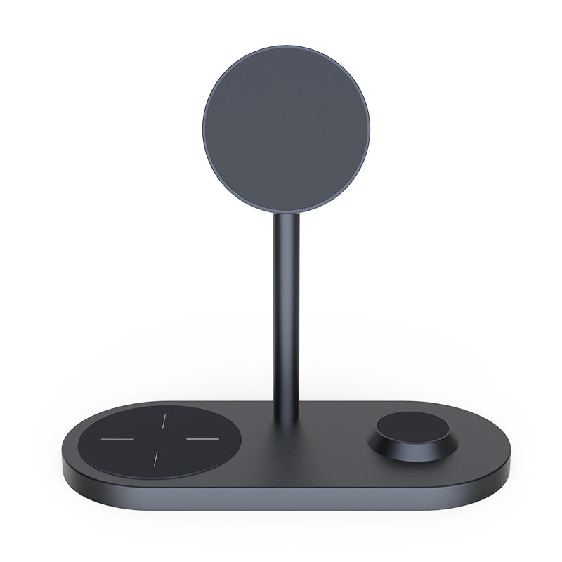 Wireless Charger Magnetic Desktop Stand Three In One