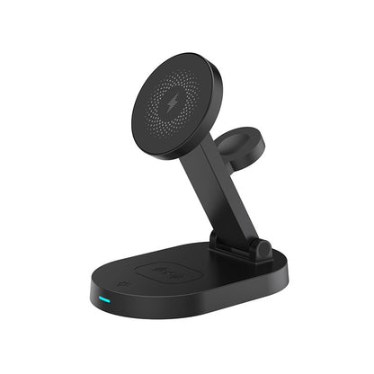 Three-in-one Magnetic Wireless Charger Vertical Stand Foldable